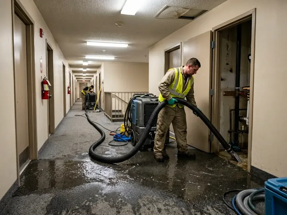 multi-unit-apartment-hallway-f-005 — frequently asked questions, Emergency Burst Pipe Water Extraction & Removal in Deenwood…